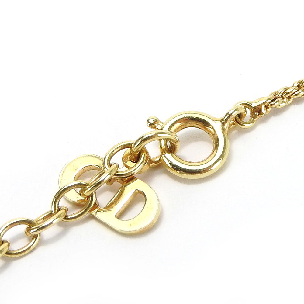 Christian Dior Necklace metal gold Women Used Authentic