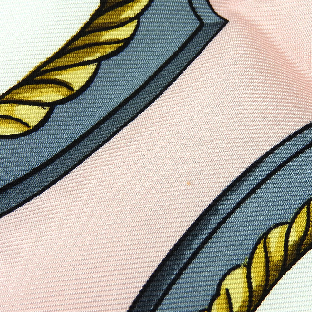 HERMES scarf silk pink Carre90 Women Used Authentic