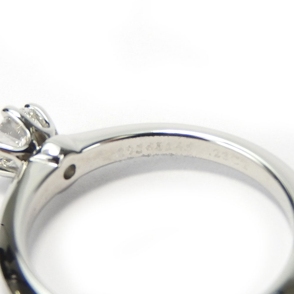 TIFFANY&Co. Ring Pt950Platinum, Diamond Platinum Solitaire setting Women Used Authentic