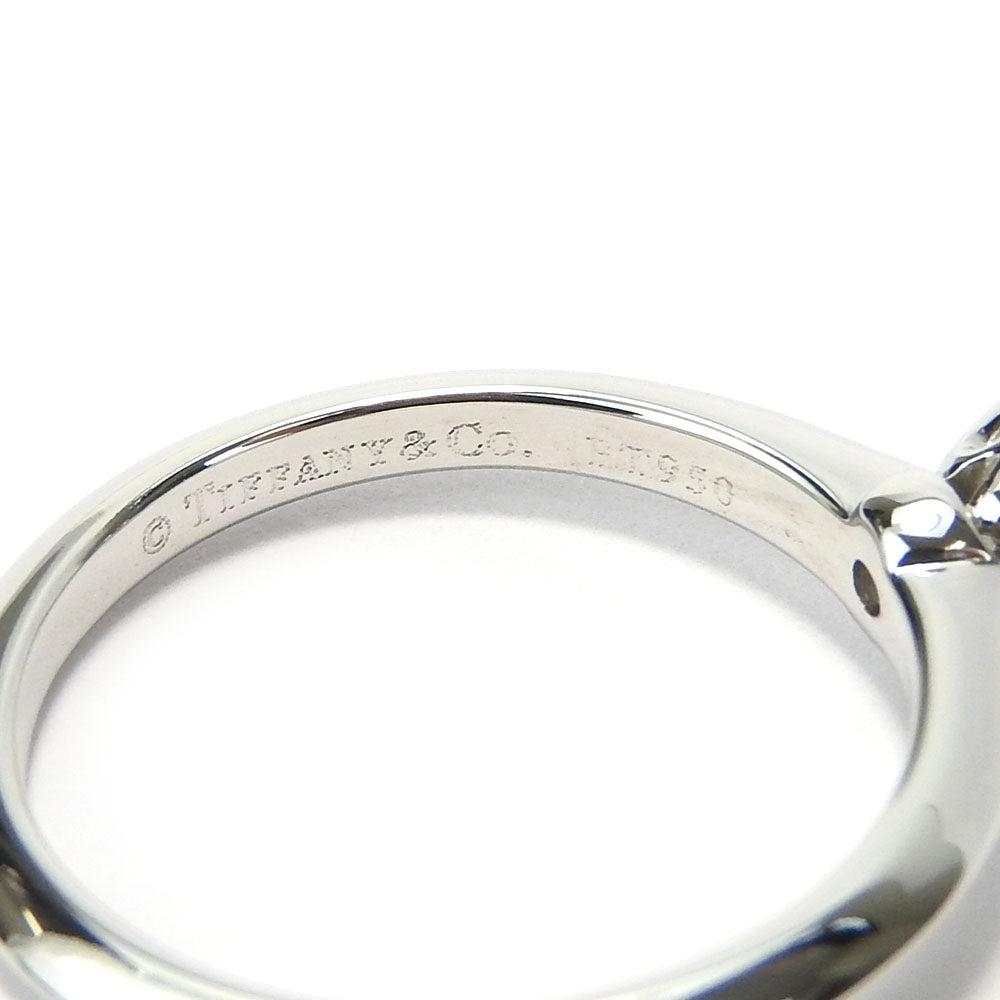 TIFFANY&Co. Ring Pt950Platinum, Diamond Platinum Solitaire setting Women Used Authentic