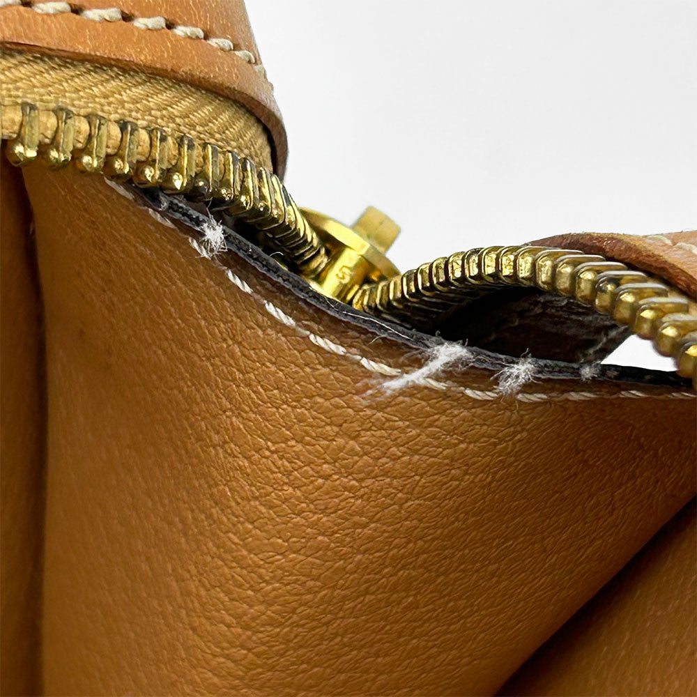 CELINE Tote Bag Leather, PVC Brown Macadam Women Used Authentic