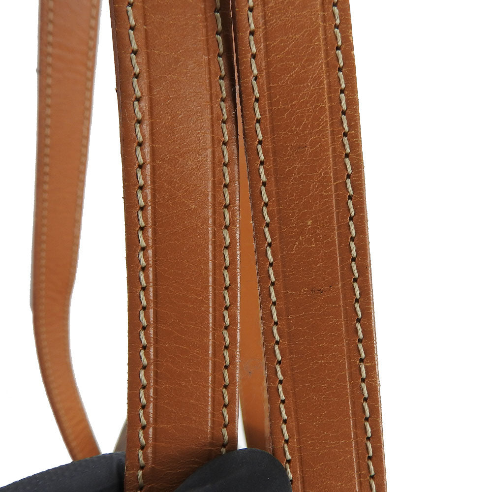 CELINE Tote Bag Leather, PVC Brown Macadam Women Used Authentic