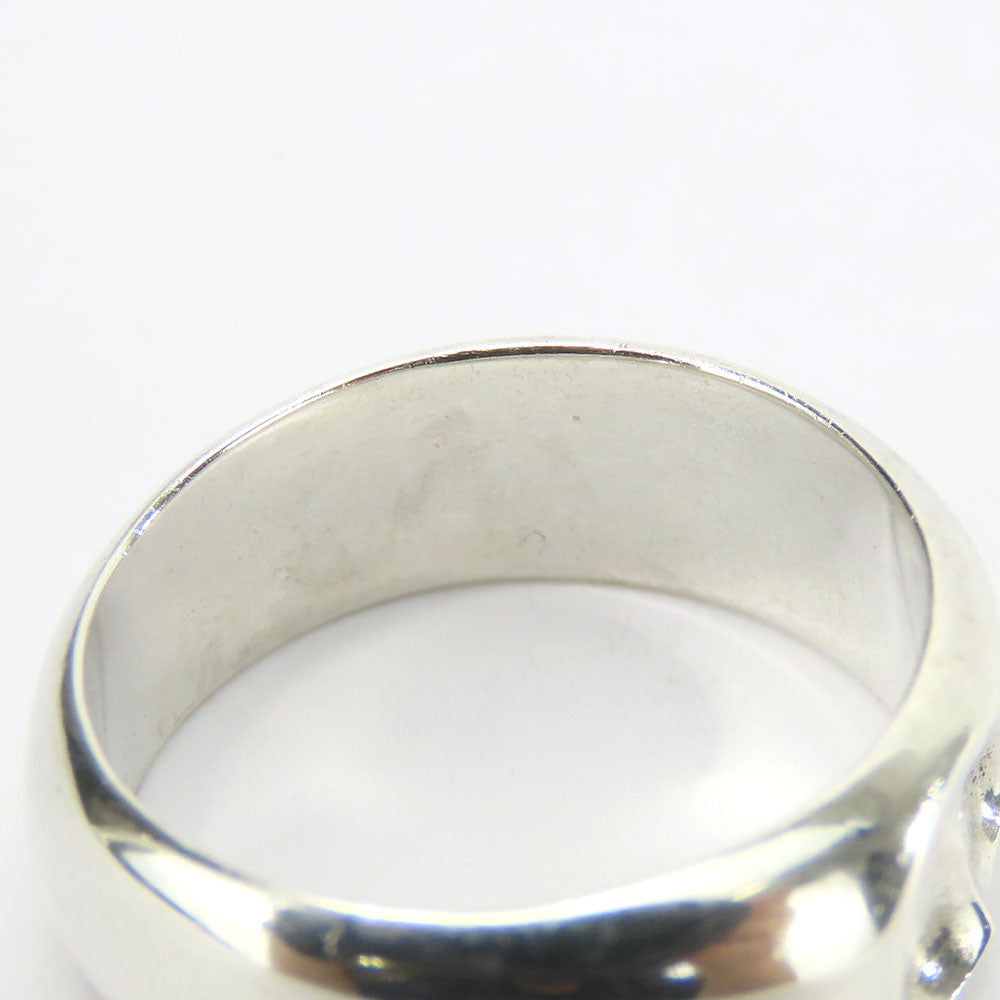 TIFFANY&Co. Ring Sterling Silver Silver curved heart ring Women Used Authentic