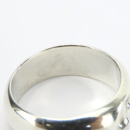 TIFFANY&Co. Ring Sterling Silver Silver curved heart ring Women Used Authentic