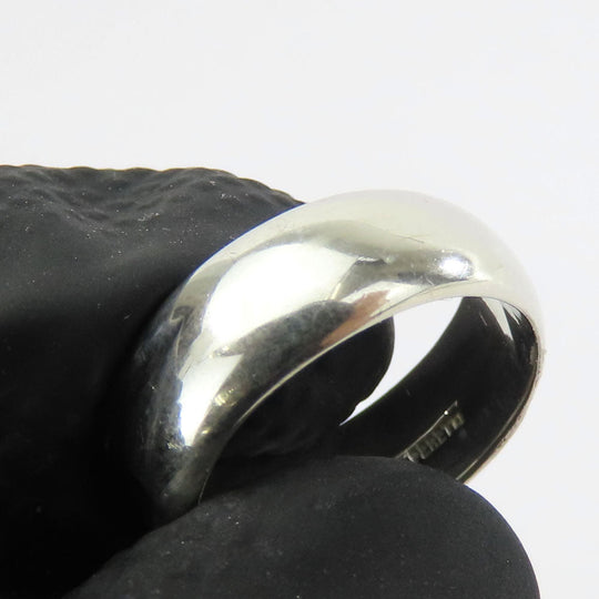 TIFFANY&Co. Ring Sterling Silver Silver curved heart ring Women Used Authentic