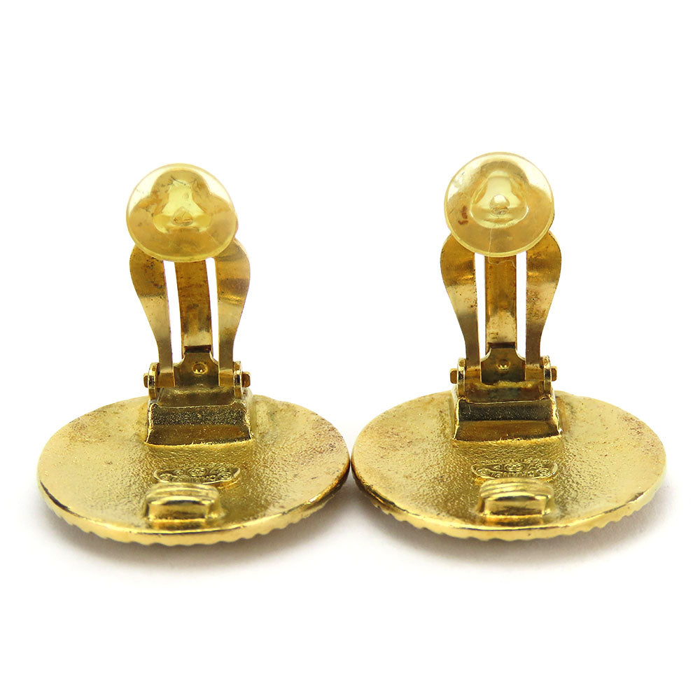 CHANEL Earring metal gold Women Used Authentic