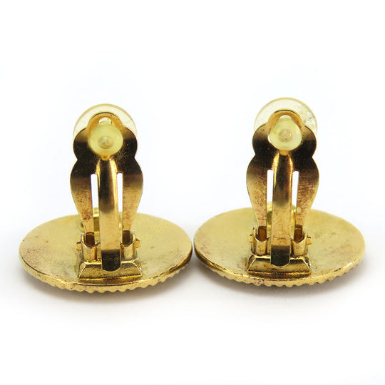 CHANEL Earring metal gold Women Used Authentic