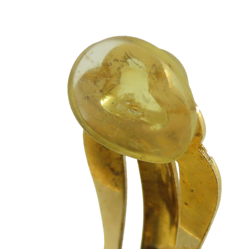 CHANEL Earring metal gold Women Used Authentic