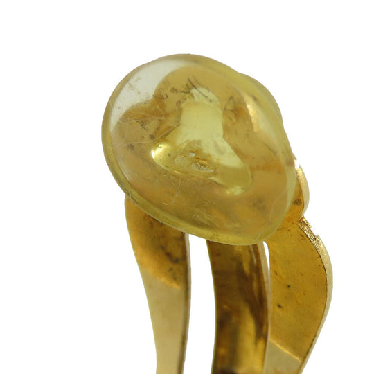 CHANEL Earring metal gold Women Used Authentic