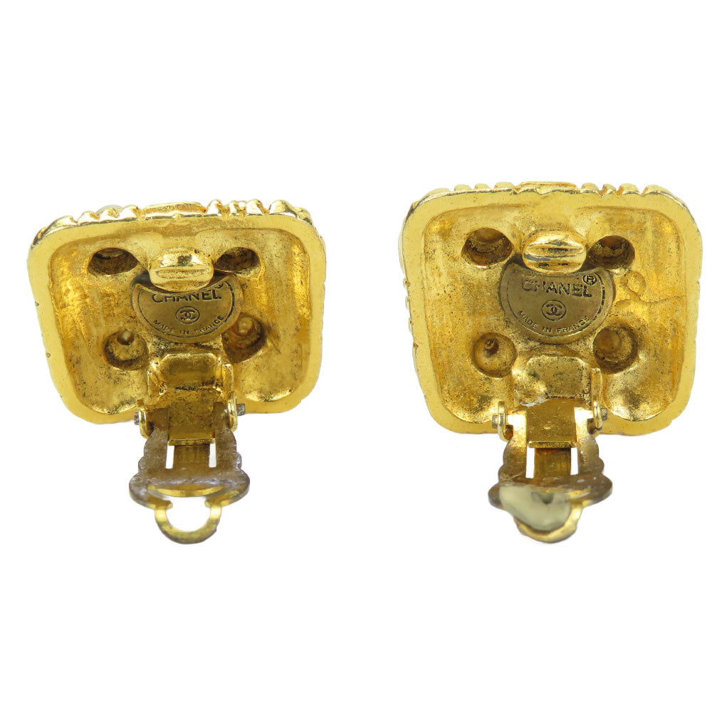 CHANEL Earring metal gold Women Used Authentic