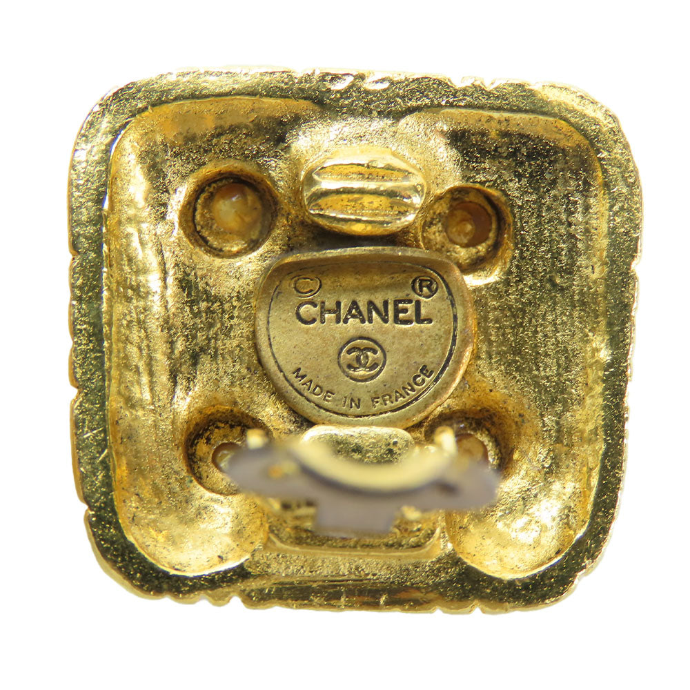 CHANEL Earring metal gold Women Used Authentic