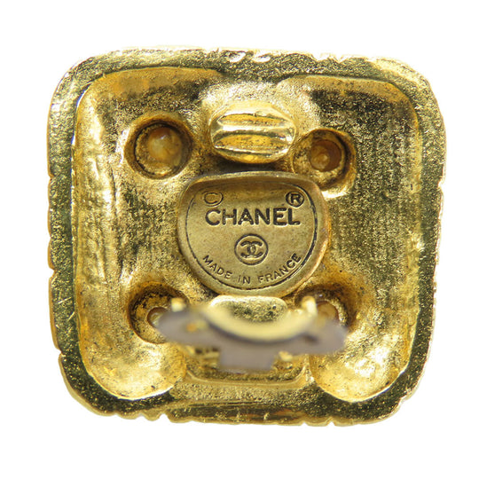 CHANEL Earring metal gold Women Used Authentic