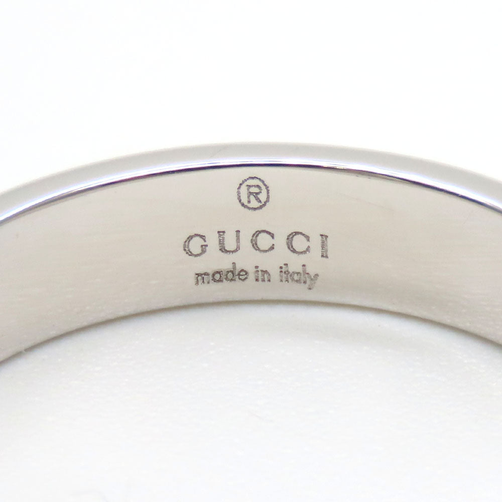 GUCCI Ring K18 white gold White gold Icon ring Women Used Authentic