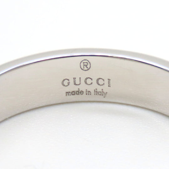 GUCCI Ring K18 white gold White gold Icon ring Women Used Authentic