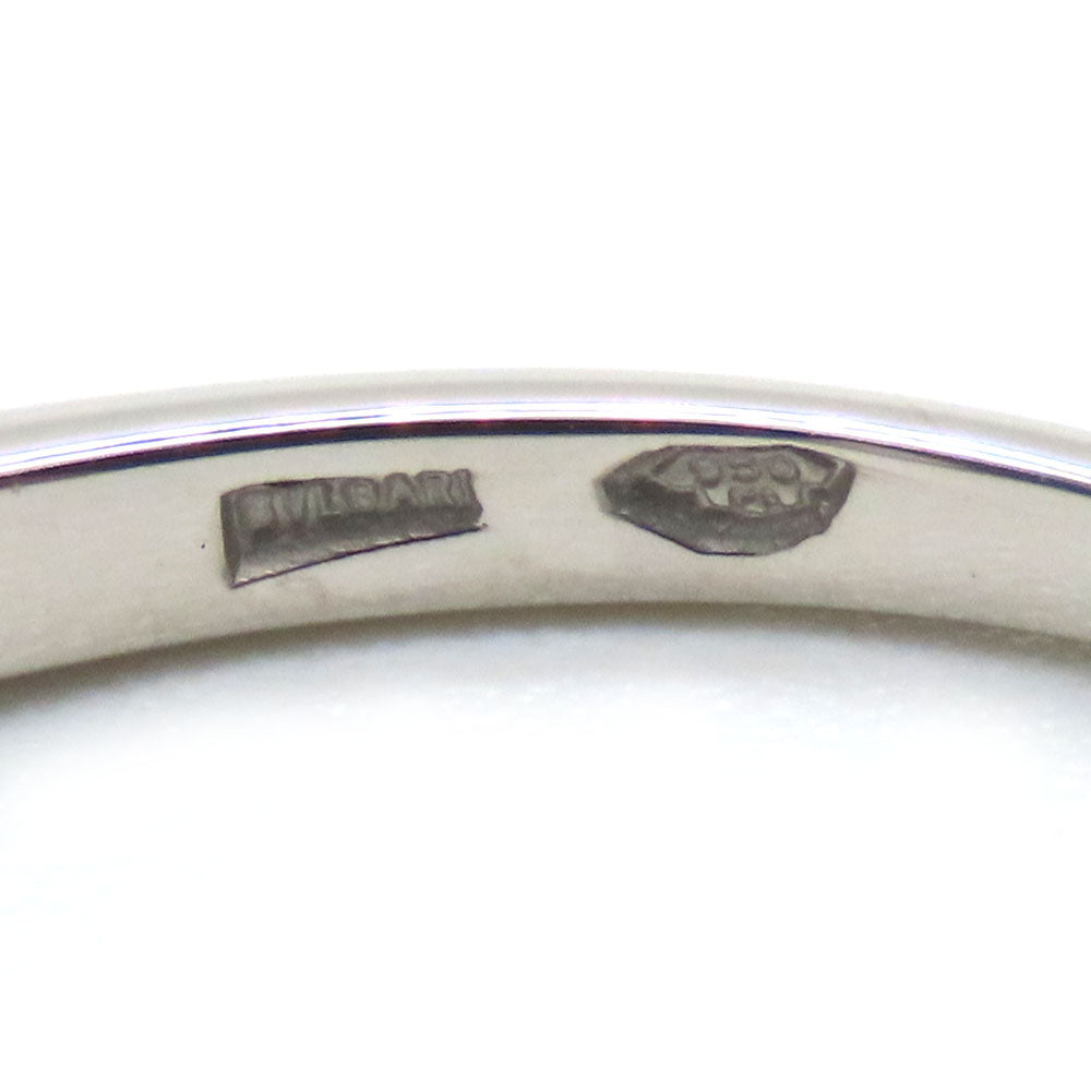 BVLGARI Ring Pt950Platinum Platinum corona Women Used Authentic