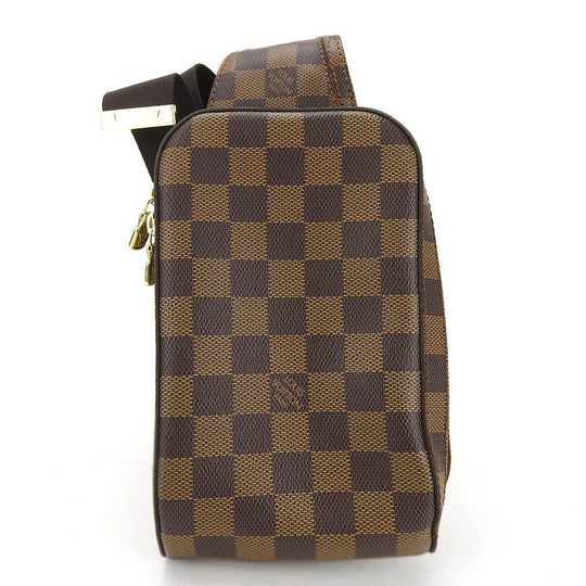 LOUIS VUITTON Sling bag N51994 Damier, coated canvas Brown Geronimos unisex(Unisex) Used Authentic