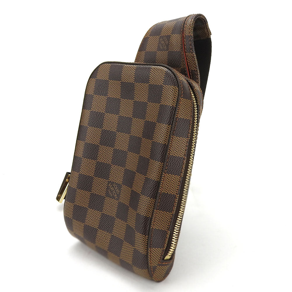 LOUIS VUITTON Sling bag N51994 Damier, coated canvas Brown Geronimos unisex(Unisex) Used Authentic