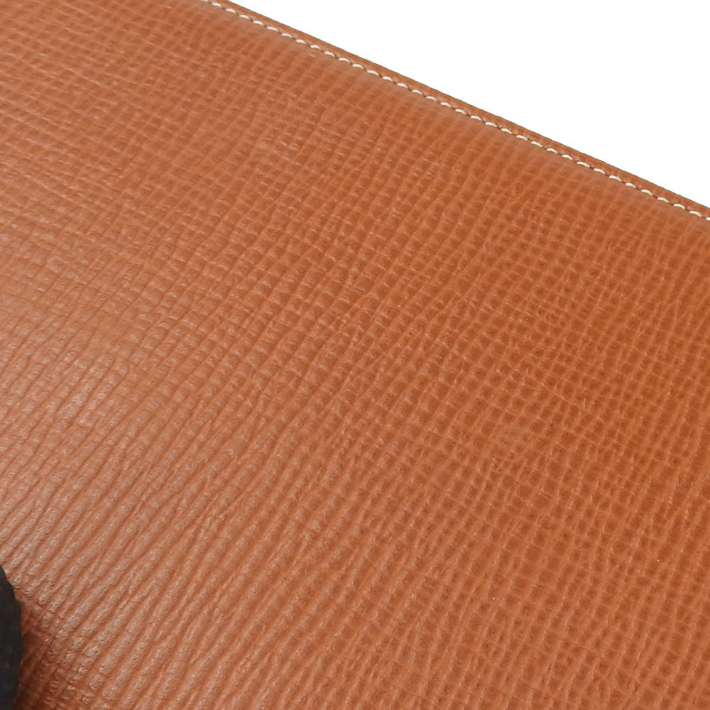 LOEWE Bill Compartment leather Brown Women Used Authentic