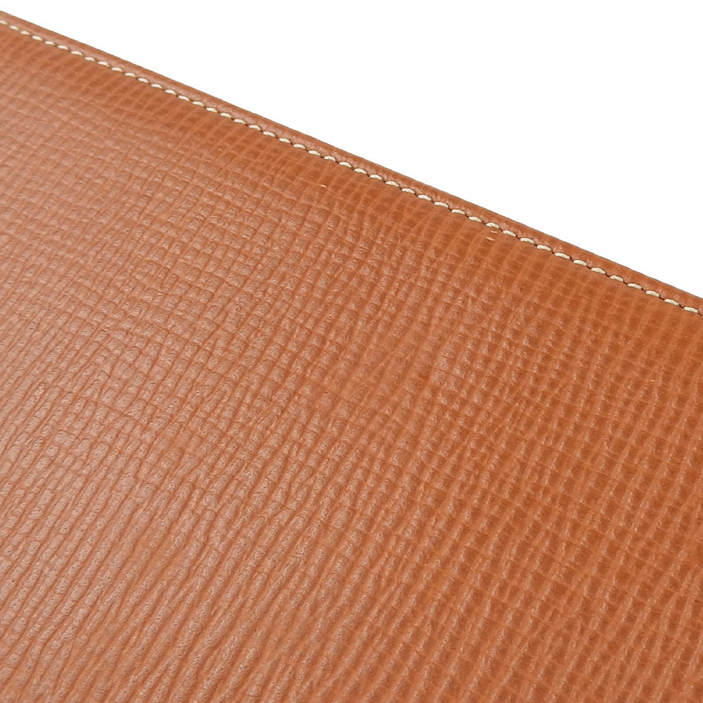 LOEWE Bill Compartment leather Brown Women Used Authentic