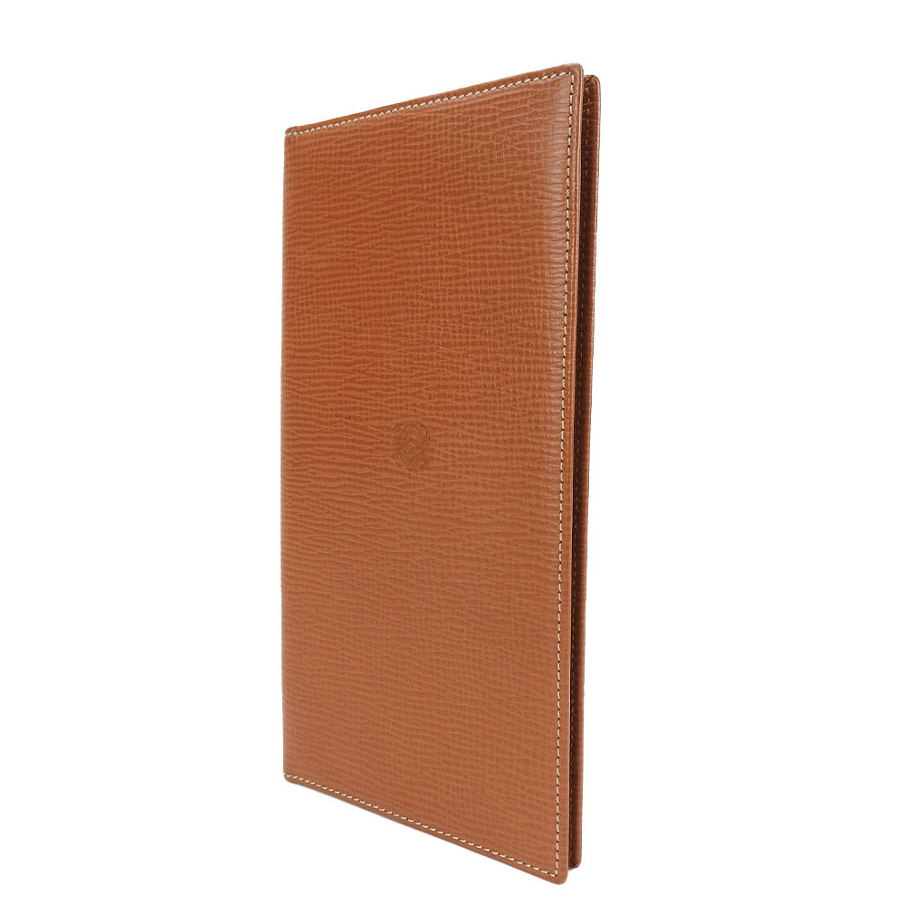 LOEWE Bill Compartment leather Brown Women Used Authentic
