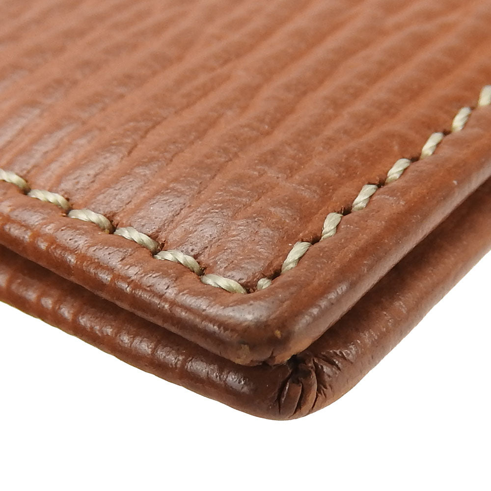 LOEWE Bill Compartment leather Brown Women Used Authentic