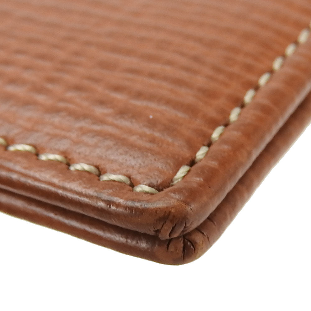 LOEWE Bill Compartment leather Brown Women Used Authentic