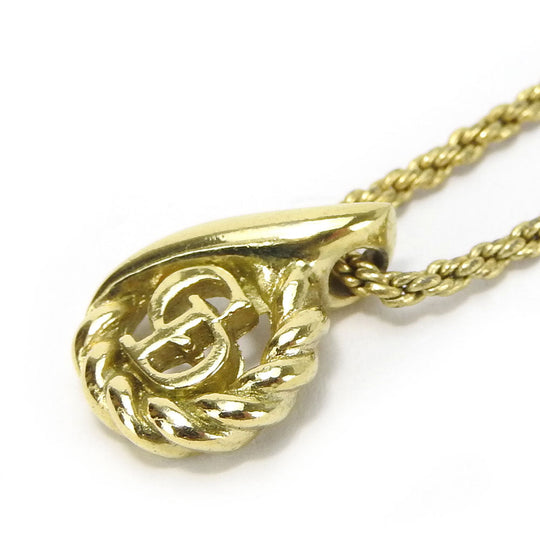 Christian Dior Necklace metal gold Women Used Authentic