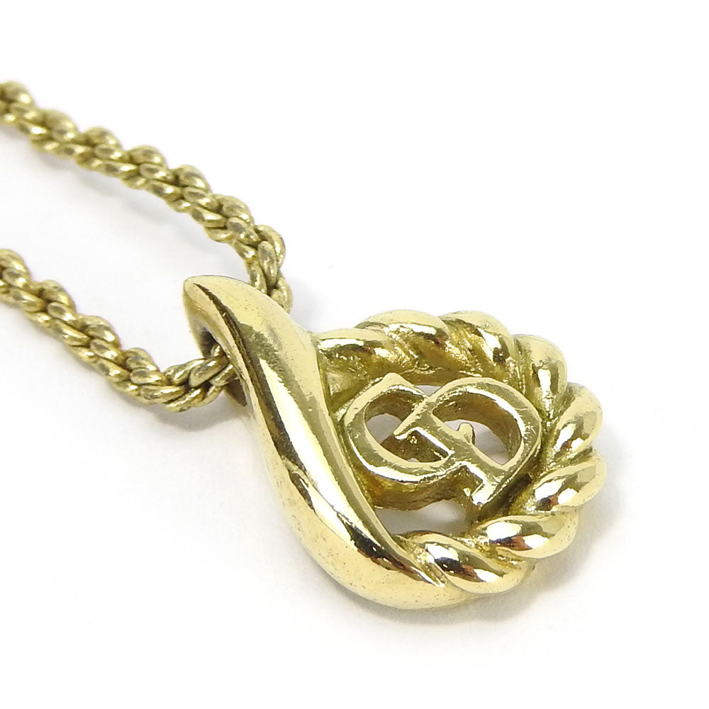 Christian Dior Necklace metal gold Women Used Authentic