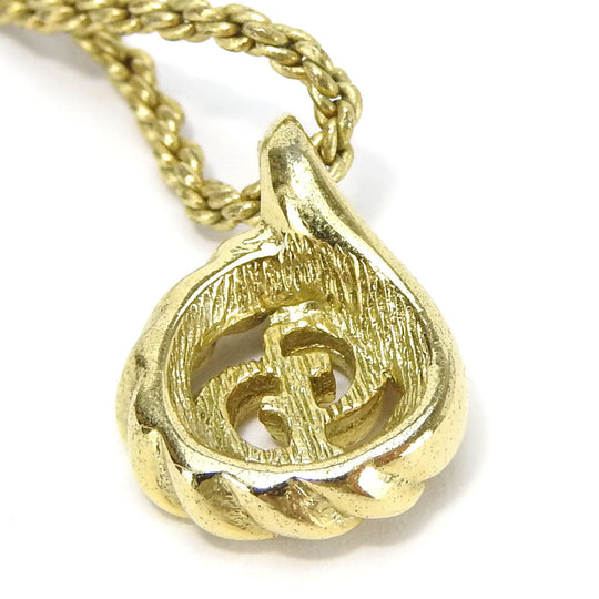 Christian Dior Necklace metal gold Women Used Authentic