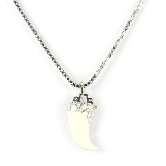 Christian Dior Necklace metal Silver Women Used Authentic