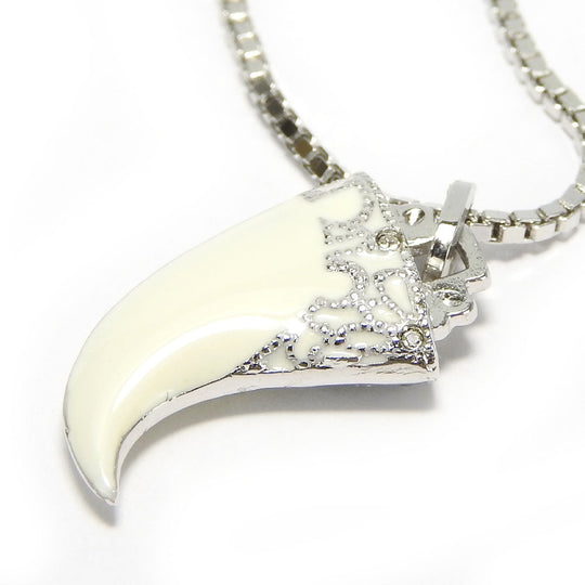 Christian Dior Necklace metal Silver Women Used Authentic