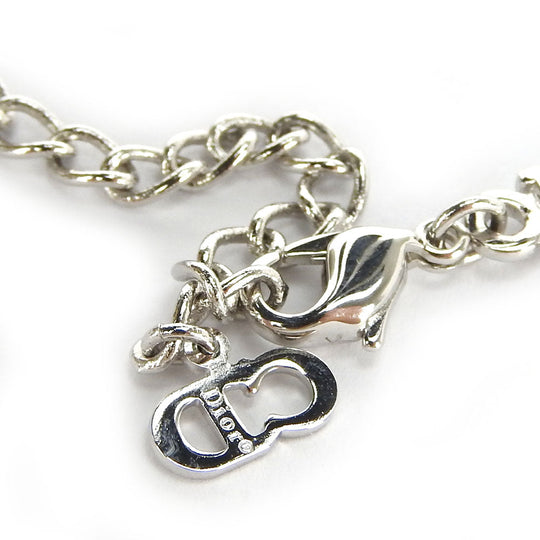 Christian Dior Necklace metal Silver Women Used Authentic