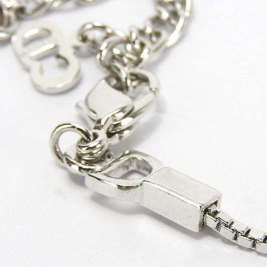 Christian Dior Necklace metal Silver Women Used Authentic