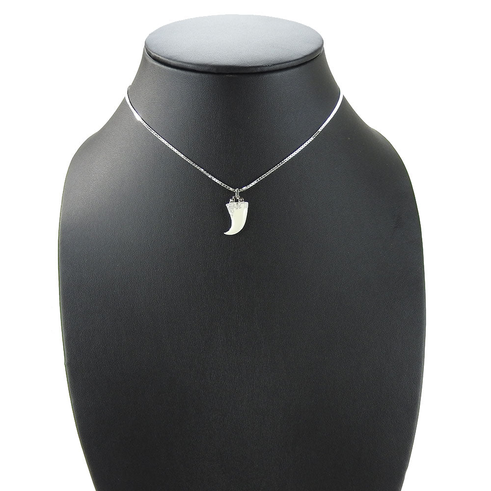 Christian Dior Necklace metal Silver Women Used Authentic
