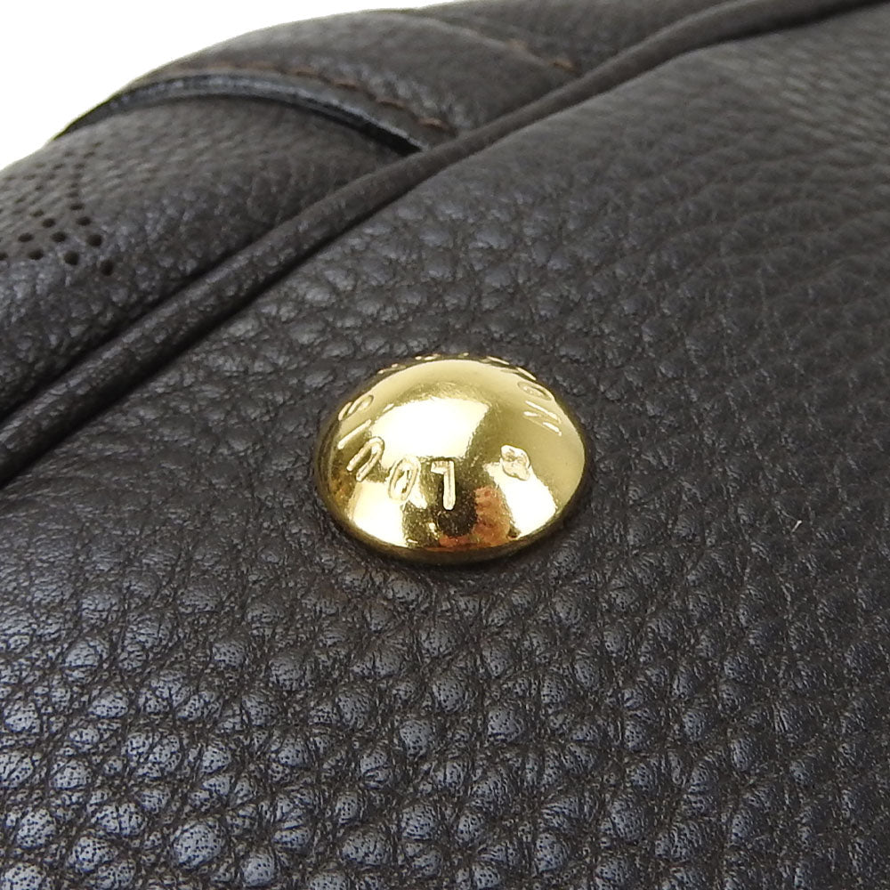 LOUIS VUITTON Handbag M97051 Monogram Mahina Brown Runner PM Women Used Authentic