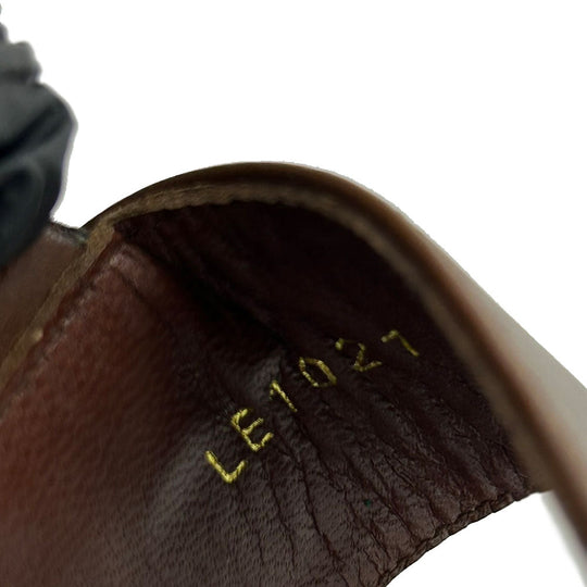 LOUIS VUITTON Sandals leather Brown mens Used Authentic
