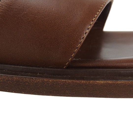 LOUIS VUITTON Sandals leather Brown mens Used Authentic