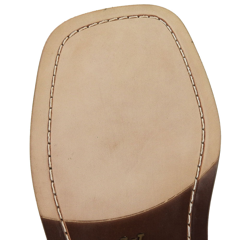 LOUIS VUITTON Sandals leather Brown mens Used Authentic