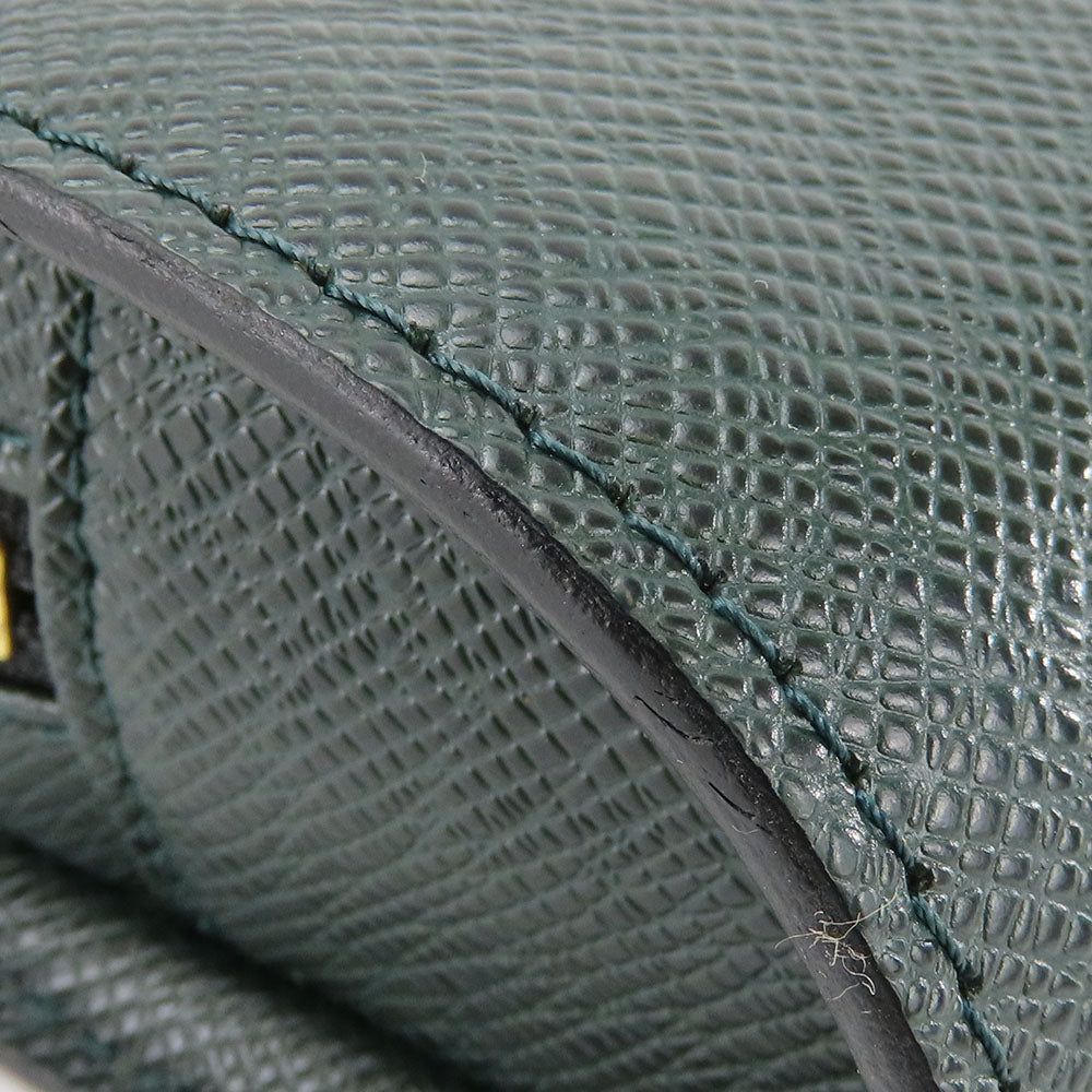 LOUIS VUITTON business bag M30184 Taiga green Baikal mens Used Authentic
