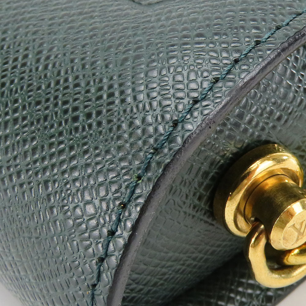 LOUIS VUITTON business bag M30184 Taiga green Baikal mens Used Authentic