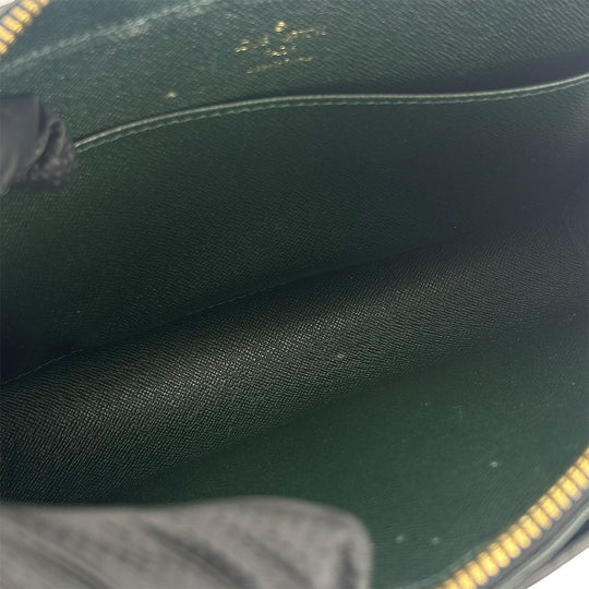 LOUIS VUITTON business bag M30184 Taiga green Baikal mens Used Authentic