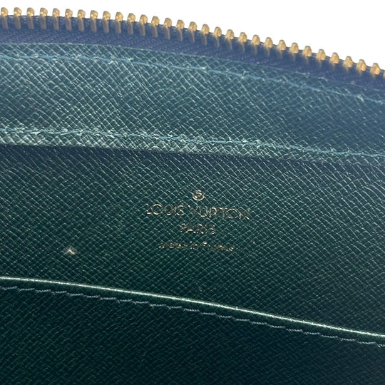 LOUIS VUITTON business bag M30184 Taiga green Baikal mens Used Authentic