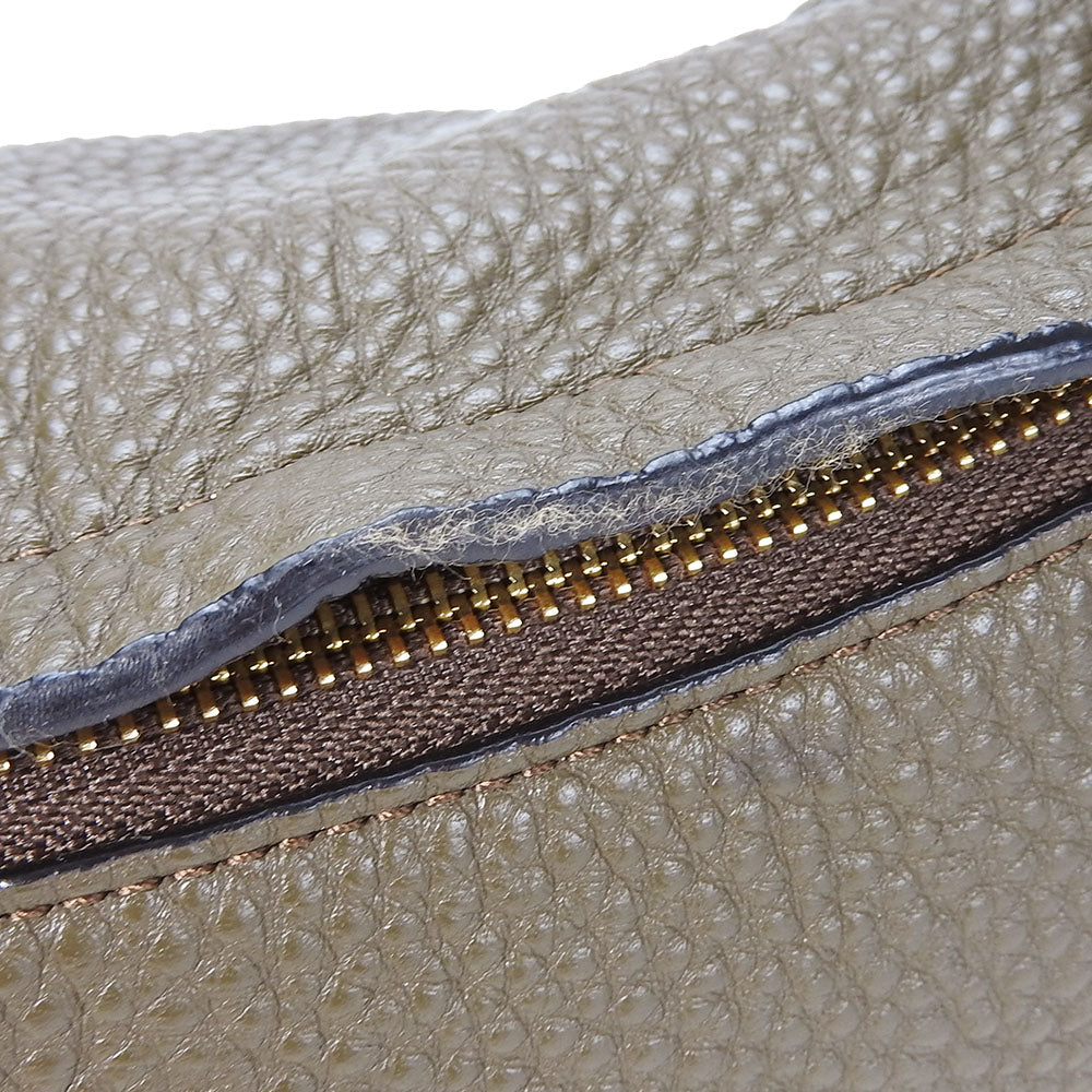 COACH Shoulder Bag 32264 leather Brown Women Used Authentic