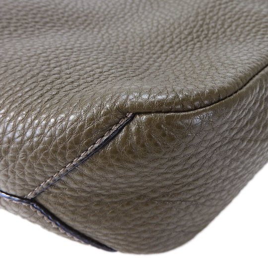 COACH Shoulder Bag 32264 leather Brown Women Used Authentic