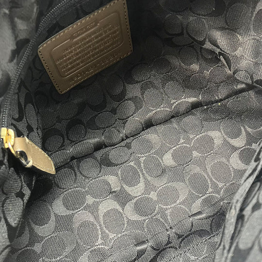 COACH Shoulder Bag 32264 leather Brown Women Used Authentic