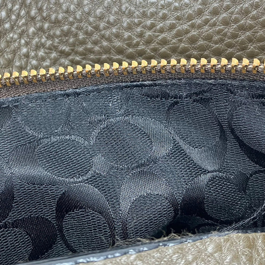 COACH Shoulder Bag 32264 leather Brown Women Used Authentic