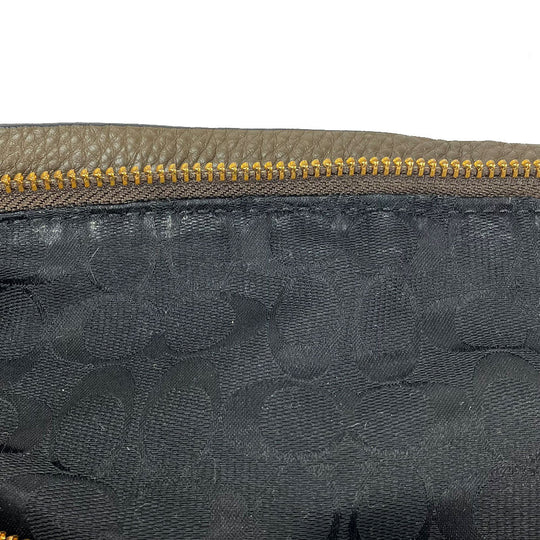 COACH Shoulder Bag 32264 leather Brown Women Used Authentic