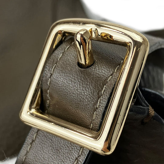 COACH Shoulder Bag 32264 leather Brown Women Used Authentic