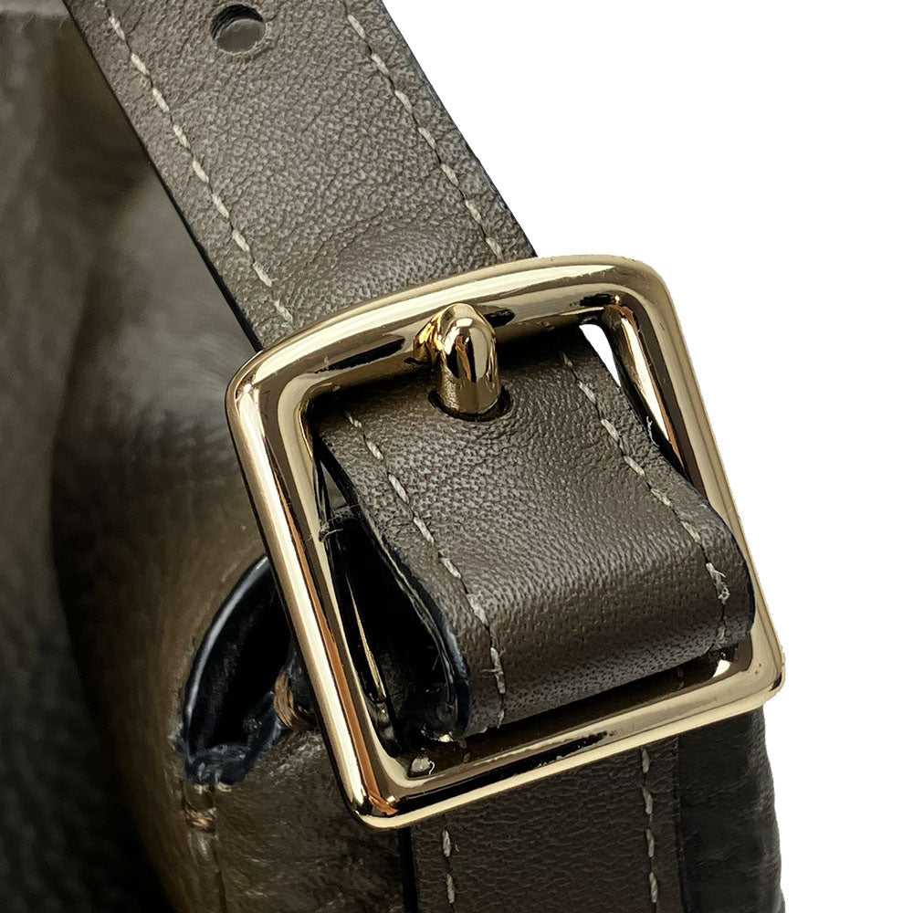 COACH Shoulder Bag 32264 leather Brown Women Used Authentic