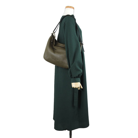 COACH Shoulder Bag 32264 leather Brown Women Used Authentic